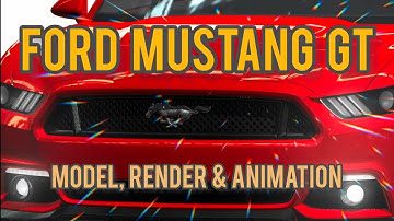 Creating the FORD MUSTANG GT 2016  CAD 3d Model.
