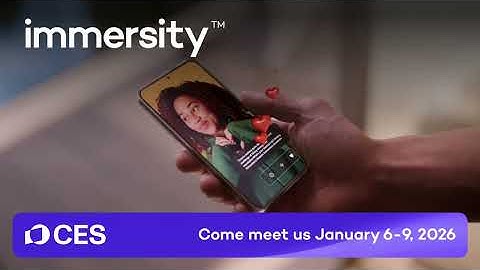 How Immersity Enhances Social Experiences on Everyday Devices | CES 2026