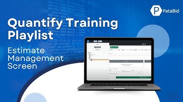 Estimate Management Screen in Quantify | Electrical Estimating Software Guide
