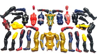 AVENGERS SUPERHERO TOYS~THANOS ARMOR, SPIDERMAN , CAPTAIN AMERICA, DEADPOOL, WOLVERINE, BATMAN
