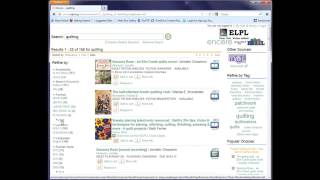 Searching the library catalog