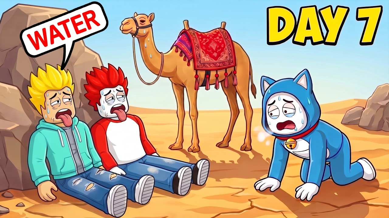 Can We SURVIVE 7 DAYS in the DESERT? 🌵🐫 | Roblox