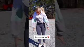 SHE PASSED OUT💔...full video link in bio