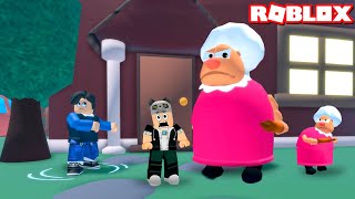 Çılgın Büyükannenin Evine Gidiyoruz!! - Panda ile Roblox Grandma Visit Story