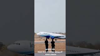 Asia's first A320Neo taking off