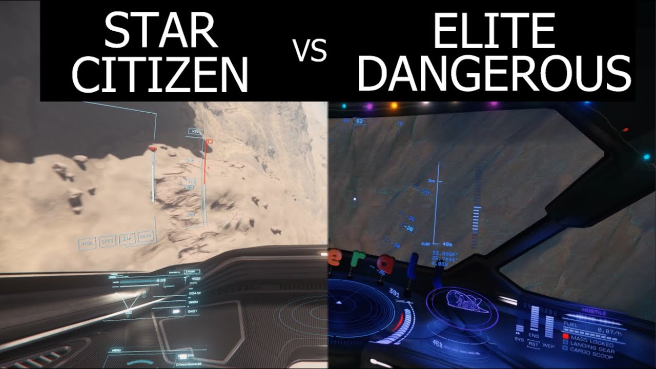 Canyon Racing - Elite Dangerous vs. Star Citizen - YouTube