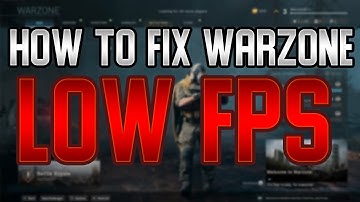 How To FIX Warzone Low FPS (crashes, stuttering, textures not loading)