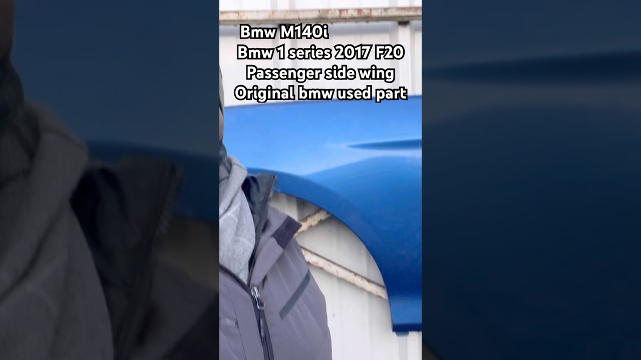 🔧 BMW M140i Wing Bmw 1 Series F20 2017 passenger side front wing