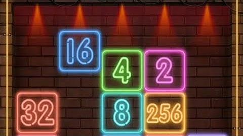 DROP NUMBER NEON 2048 GAMES PUZZLE ANDROID (GAMEPLAY) - PART 10
