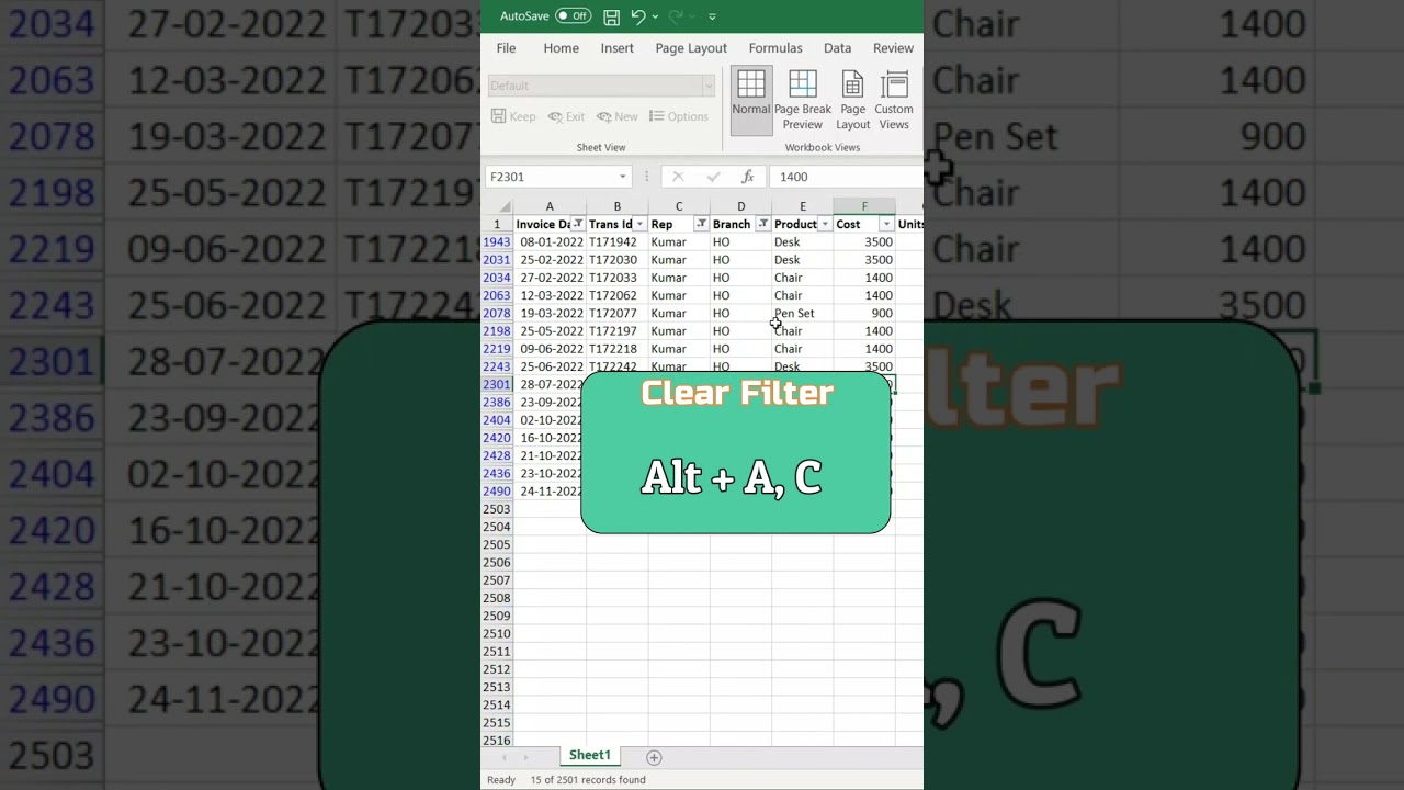 Microsoft Excel Tips & Tricks - How to save filtered data? || English || msofficemate