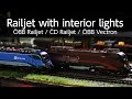 Railjet with interior lights - VLOG62
