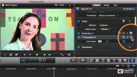 Final Cut Pro X 107: Color Correction Techniques - 18 Using Color Masks