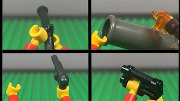 Lego first person stop motion weapons test - Part 1