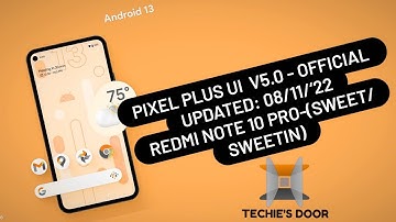 #PixelPlusUI #Official #OSS #ROM #S #SweetPixelPlusUI v5.0 - OFFICIALAndroid 13 Updated: 08/11/‘22,