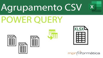 Agrupamento de arquivos CSV com Power Query