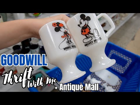 Saturday at GOODWILL | Thrift With Me + Antique Mall | Reselling