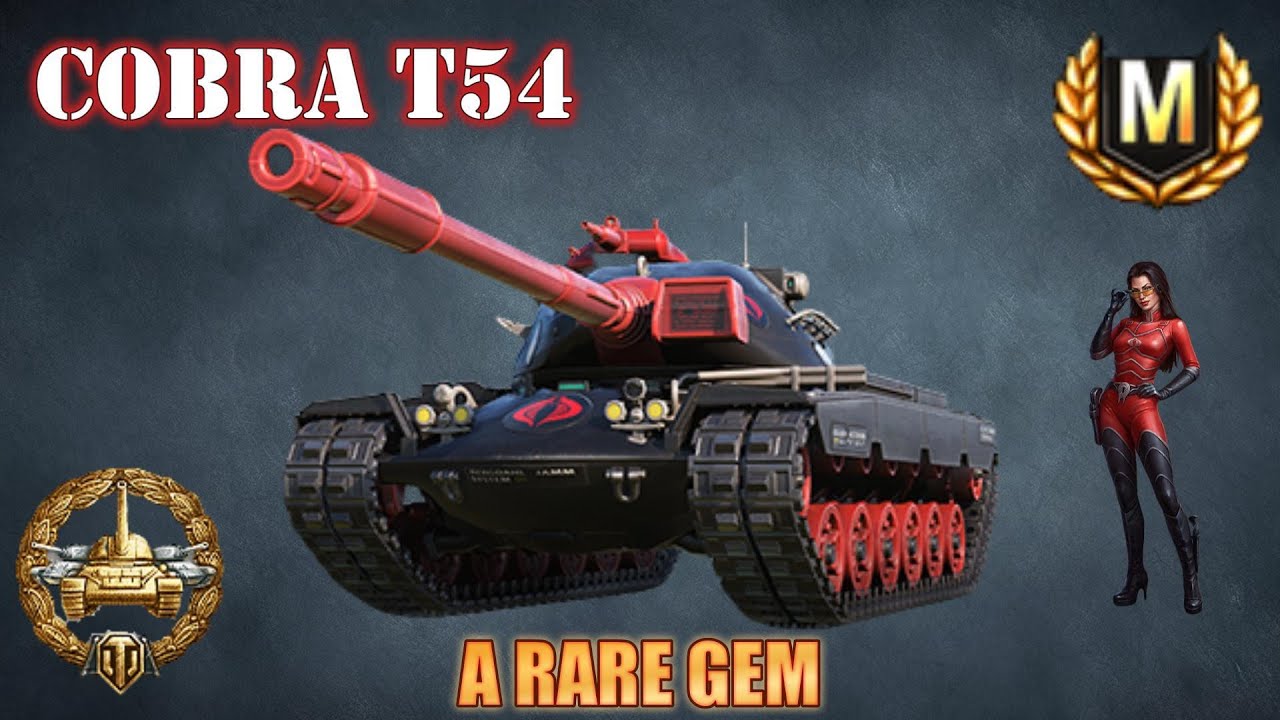 Cobra T54 A Rare Gem GI Joe American Premium Heavy Tank WOT Console - World Of Tanks Modern Armour