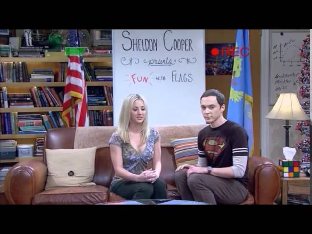 Big Bang Theory - Body Language - Fun With Flags