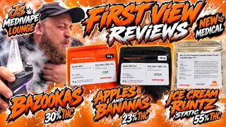 NEW MEDICAL! Bazookas 30% vs AAAA Apples & Bananas + ICE CREAM RUNTZ STATIC | First View Reviews