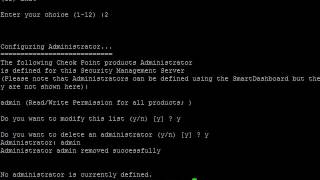 Checkpoint change admin password smartdashboard