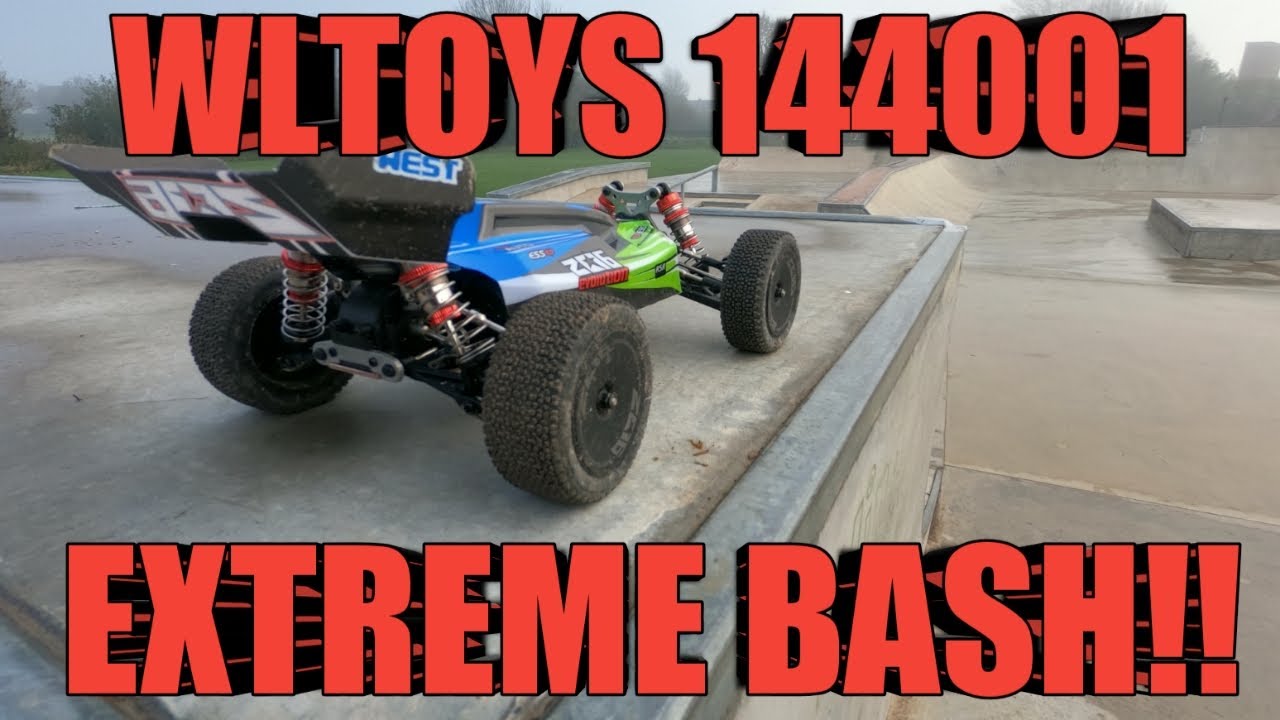 WLTOYS 144001 EXTREME SKATE PARK BASH!***