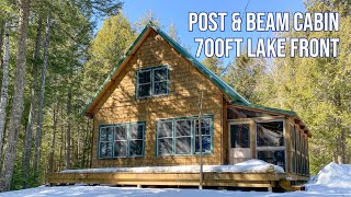 $399,900 Post & Beam Lakefront Cabin | Maine Real Estate SOLD