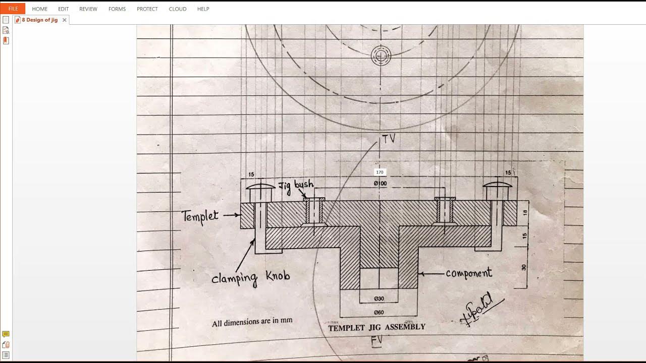DESIGN OF TEMPLATE JIG EXAMPLE YouTube