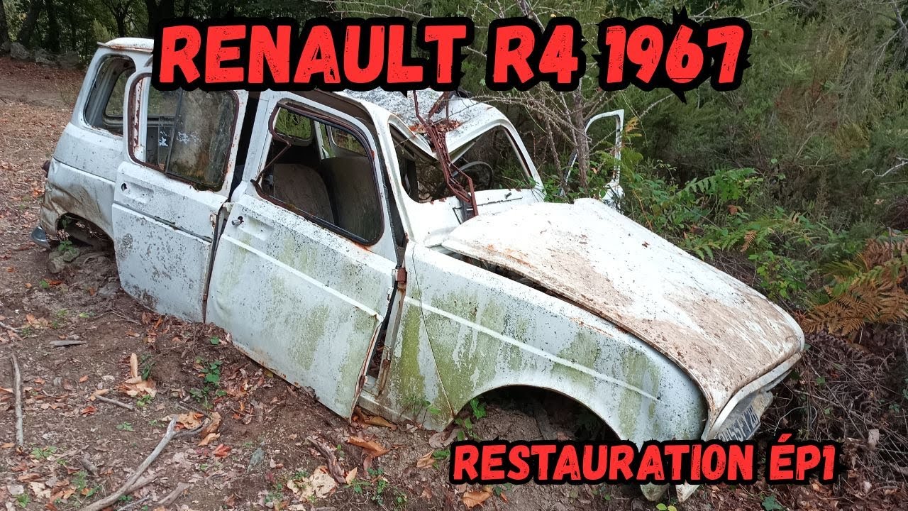 Après 26 ans d’abandon : la Renault 4 de 1967 reprend vie !