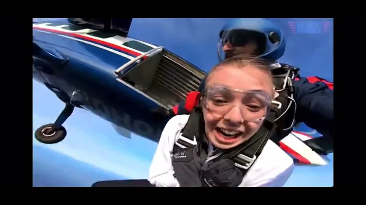 Emily Melville skydiving