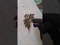 stylish Rose Flower design #mehndidesign #hennadesign #roseflower #leaf