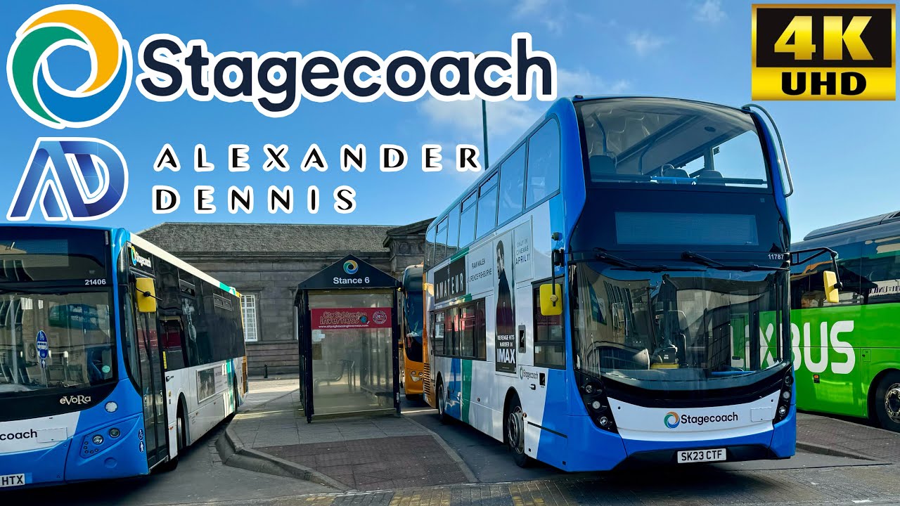 [Stagecoach Highlands Bluebird: 11 Nairn to Inverness via Inverness Airport, Ardersier] Enviro400MMC