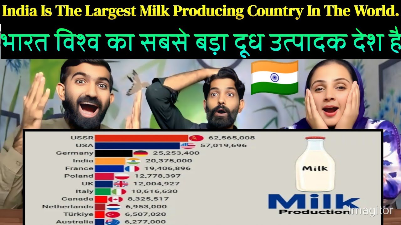 Leading Milk Producing Nations Of The World Since 1961 - 2025 | World's Milk Production By Country