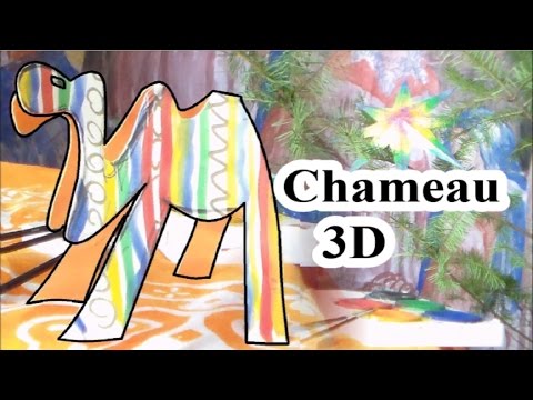 Faire un chameau 3D en papier : Activité ludique de bricolage