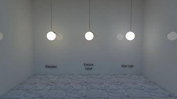 Vray Mesh Light vs Vray Emissive Material | Tushar Sir | Easy Tutorials