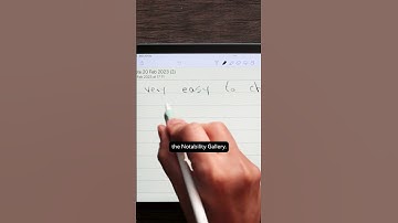 Did you know @Notability has pre-installed template designs within their app? 😱