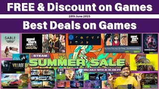 FREE Games &amp; Best Deals on Games at the #steamsummersale 28.06.2025 🔥🎮