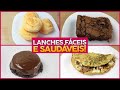 7 RECEITAS SAUDÁVEIS DE LANCHE DA TARDE! | Deliciosas, Rápidas e Fáceis de Fazer!