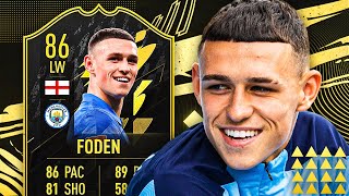 THAT DRIBBLING!  86 FODEN PLAYER REVIEW! - FIFA 22 Ultimate Team