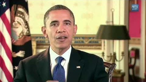 Weekly Address- Congress Must Act to Create Jobs and Grow the Economy