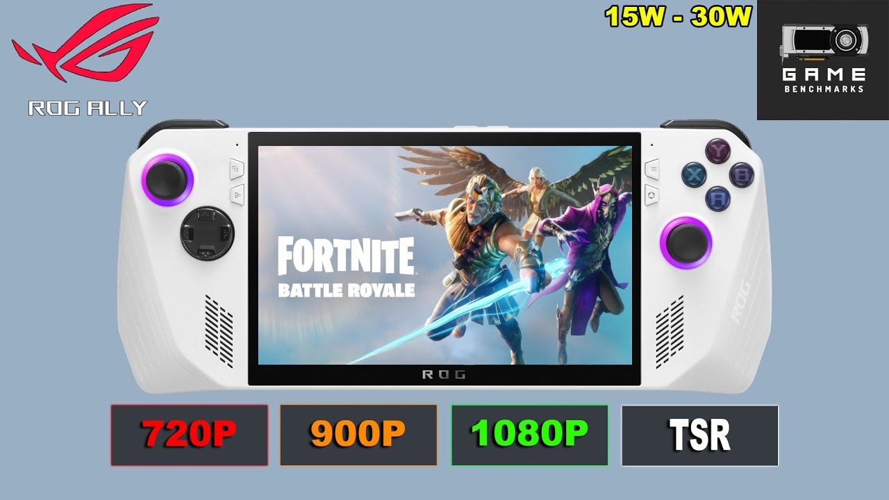 ROG ALLY | Fortnite Chapter 5 Performance Review / benchmark 1080P