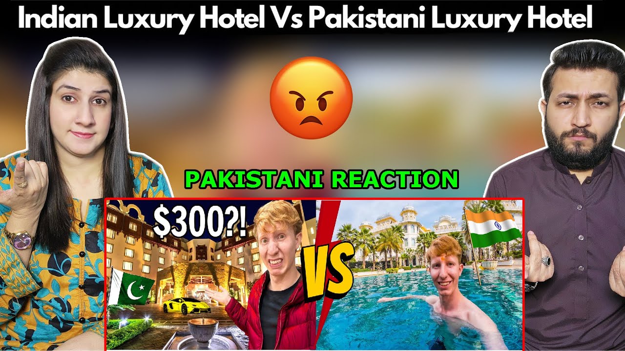 Indian Luxury Hotel Vs Pakistani Luxury Hotel | India vs Pakistan Top 5 Star Hotel Reaction!