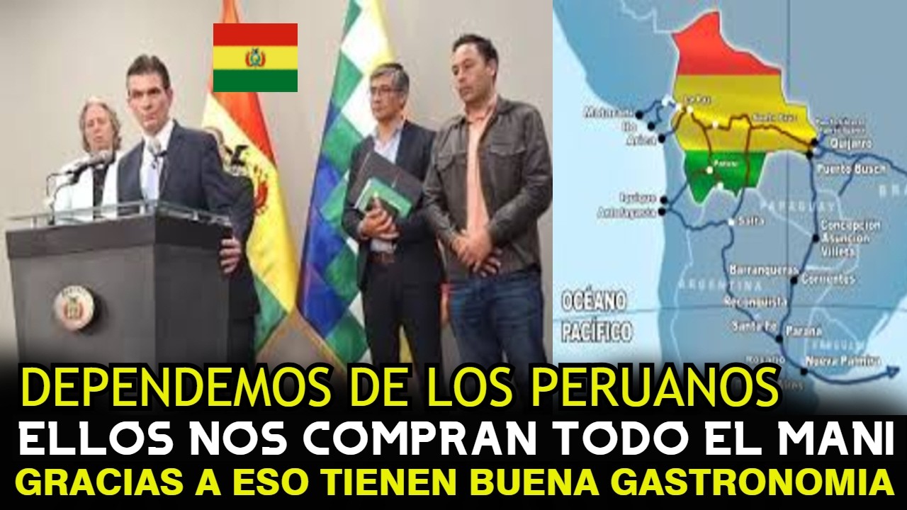 PRESIDENTE BOLIVIANO RECONOCE que BOLIVIA DEPENDE de PERU en la EXPORTACION de MANI