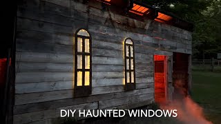DIY Haunted Windows