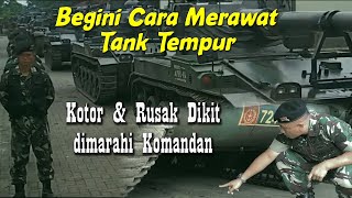 Begini Cara Merawat TANK Kendaraan Lapis Baja TNI AD