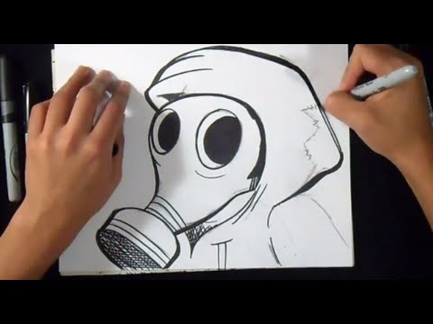 Come Disegnare Maschera Antigas Graffiti Youtube