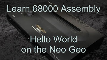 Hello World on the NeoGeo - 68000 Assembly Lesson H3