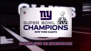 Nfl Shop New York Giants Super Bowl Xlvi Chdanions Collection Commercial 2012