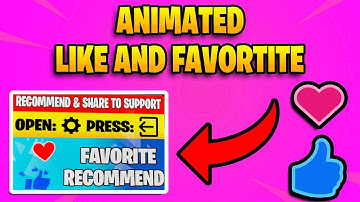 How to make Animated Like and Favorite in Fortnite Creative/UEFN 2025