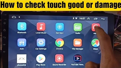 Touch test in 9216 Android car stereo - [Step by Step] [Full Video] - Shekhar Maxxlink