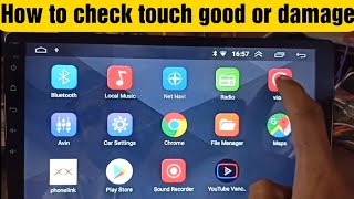 Touch test in 9216 Android car stereo - [Step by Step] [Full Video] - Shekhar Maxxlink screenshot 3